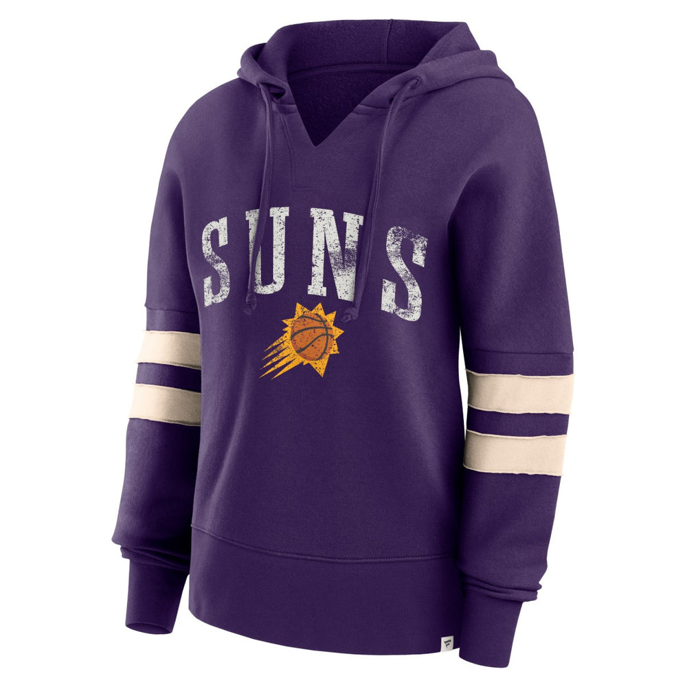 Phoenix Suns Women's Bold Move Dolman V-Neck High Hip Hoodie Purple