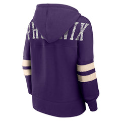 Phoenix Suns Women's Bold Move Dolman V-Neck High Hip Hoodie Purple