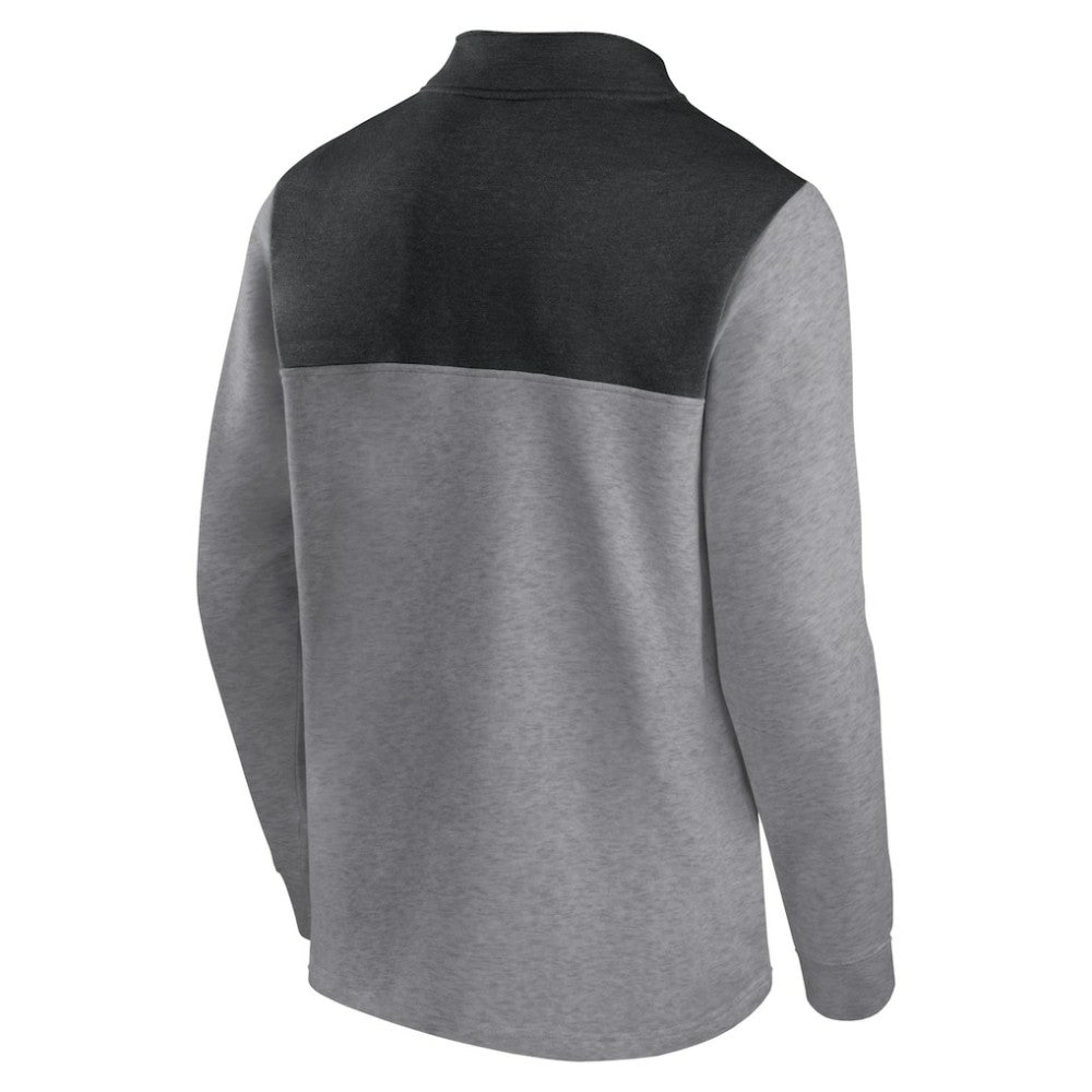 NHL Vegas Golden Knights Fanatics Launch It Quarter-Zip Jacket - Heather Gray