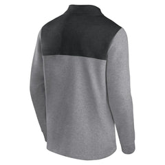 NHL Vegas Golden Knights Fanatics Launch It Quarter-Zip Jacket - Heather Gray