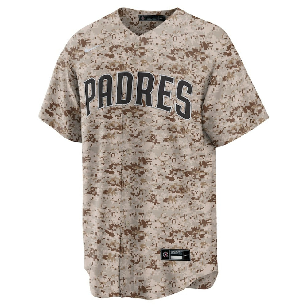 San Diego Padres Nike USMC Alternate Replica Team Jersey - Camo Jerseys