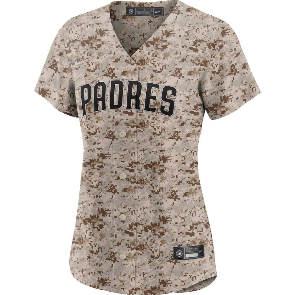 Manny Machado San Diego Padres Nike Women's USMC Alternate Replica Player Jersey - Camo Jerseys
