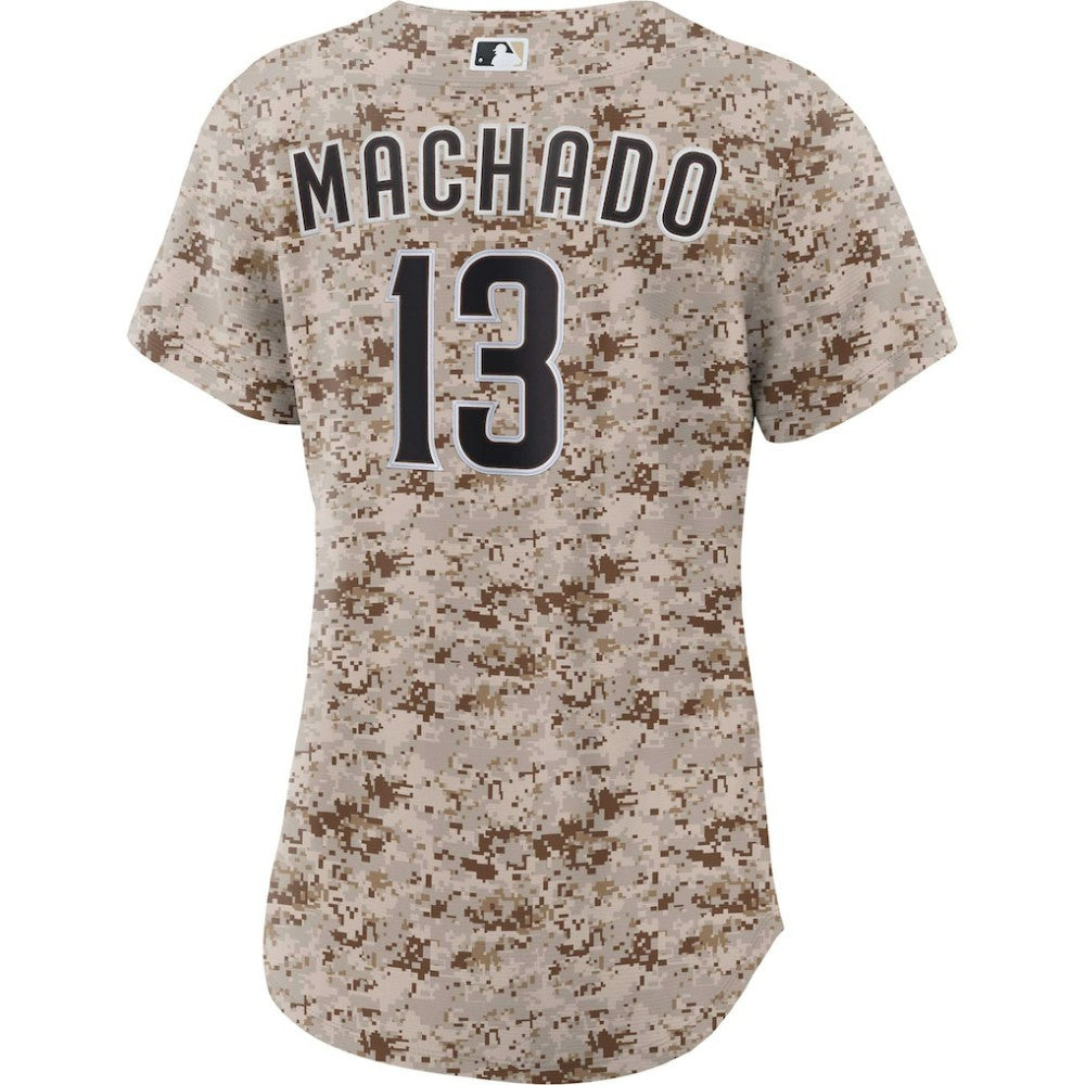Manny Machado San Diego Padres Nike Women's USMC Alternate Replica Player Jersey - Camo Jerseys