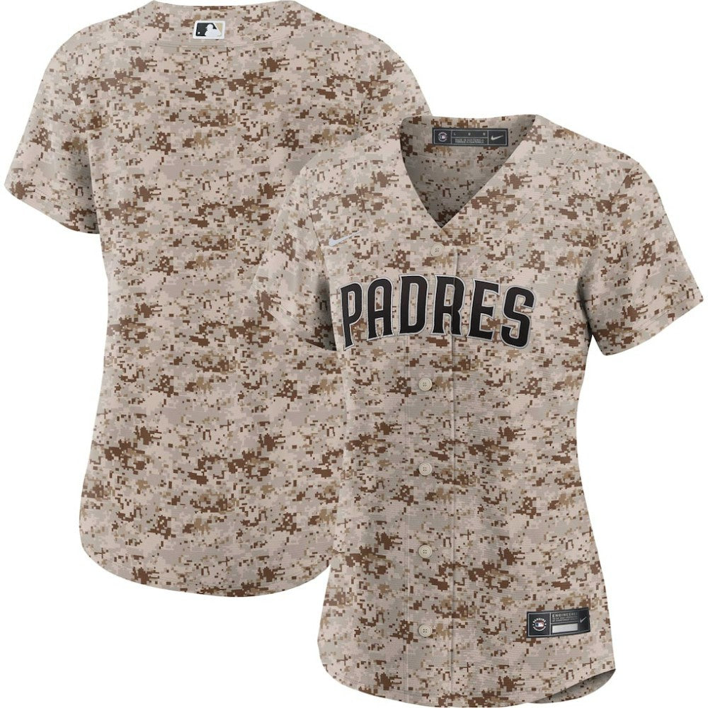 San Diego Padres Nike Women's USMC Alternate Replica Team Jersey - Camo Jerseys