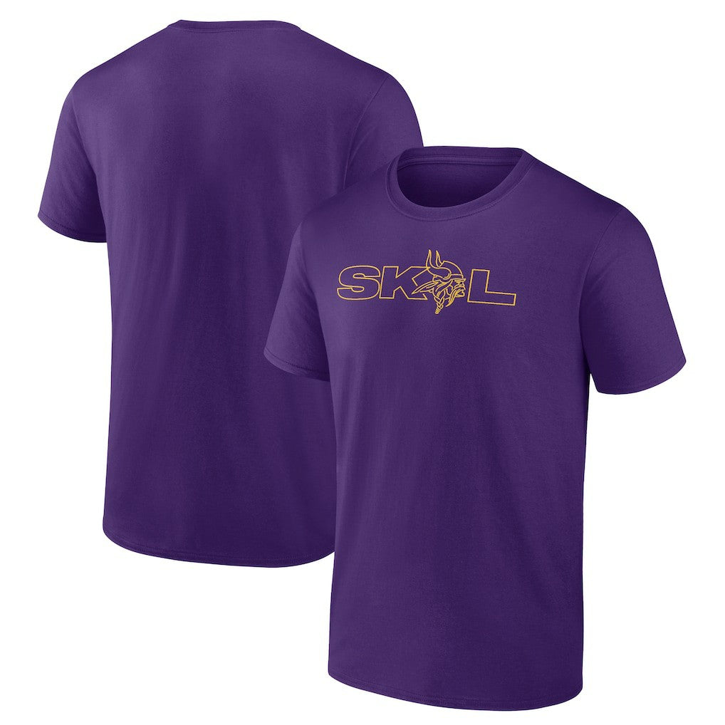 Minnesota Vikings SKOL T-Shirt Purple