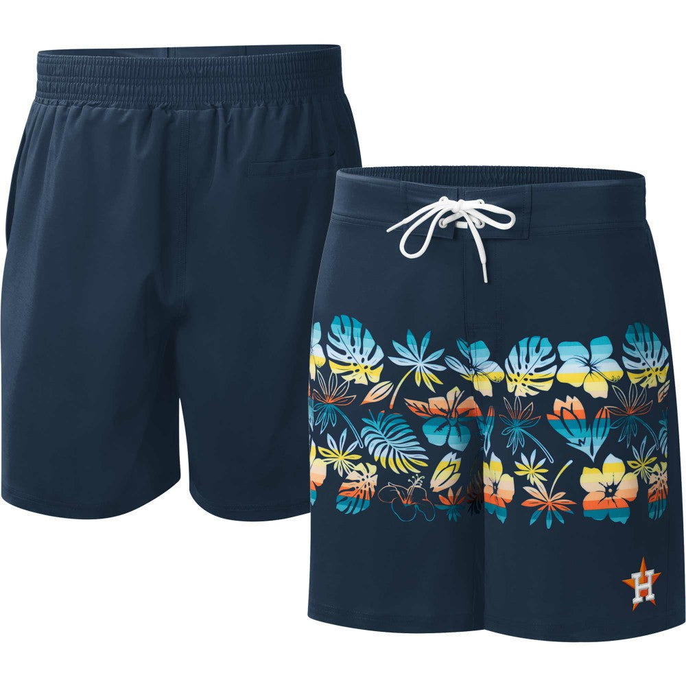 Houston Astros G-III Sports by Carl Banks Breeze Volley Swim Shorts - Navy Shorts
