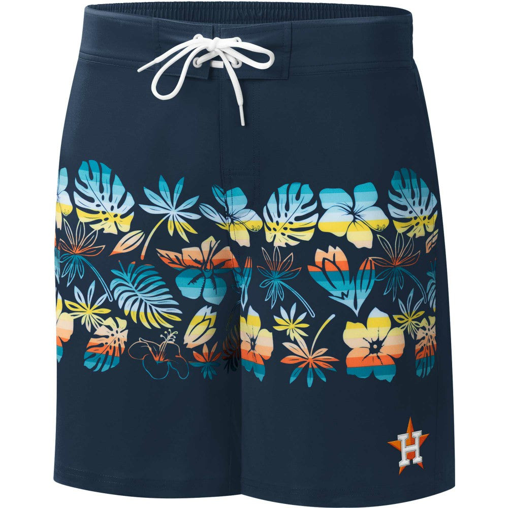Houston Astros G-III Sports by Carl Banks Breeze Volley Swim Shorts - Navy Shorts