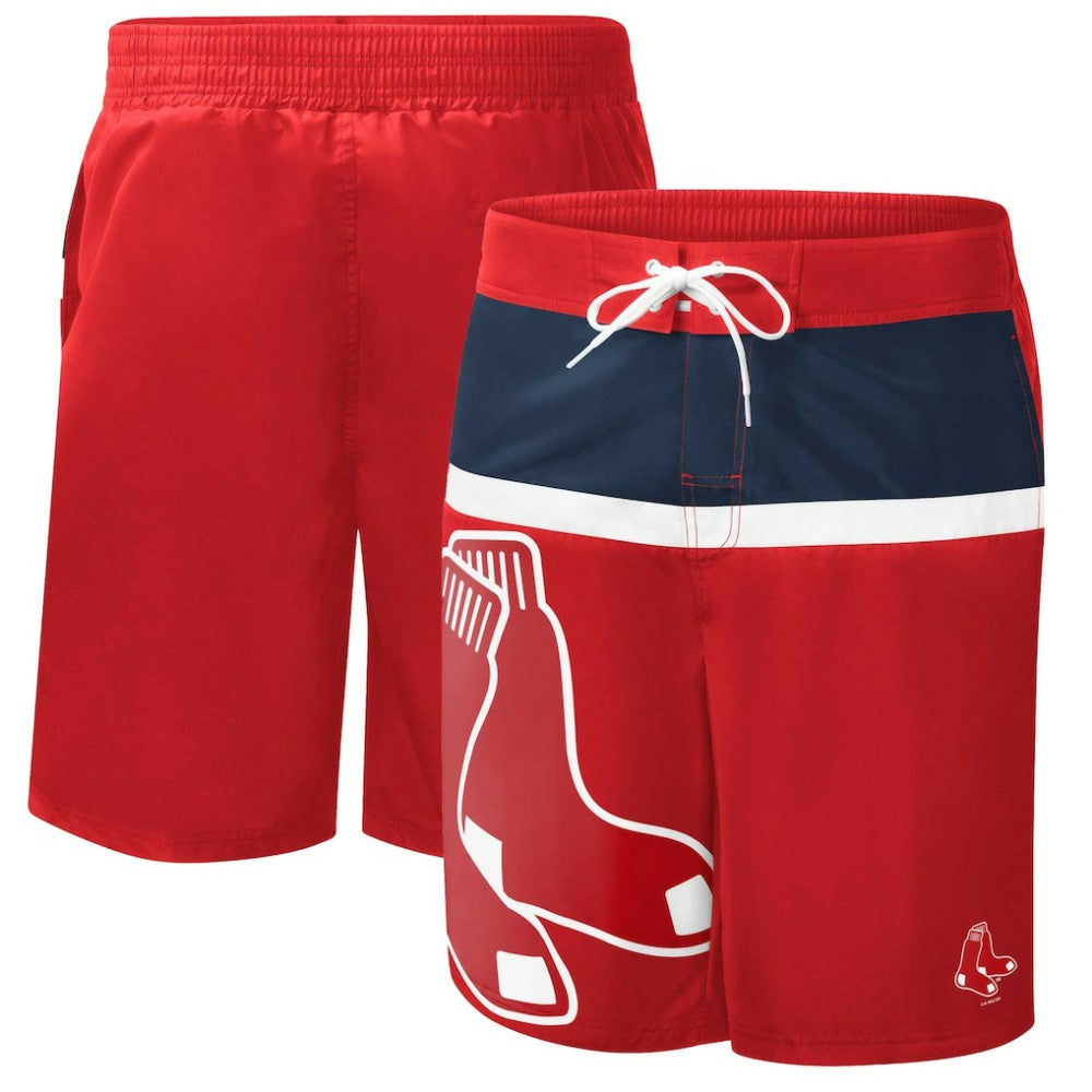 Boston Red Sox G-III Sports by Carl Banks Sea Wind Swim Shorts - Red Shorts