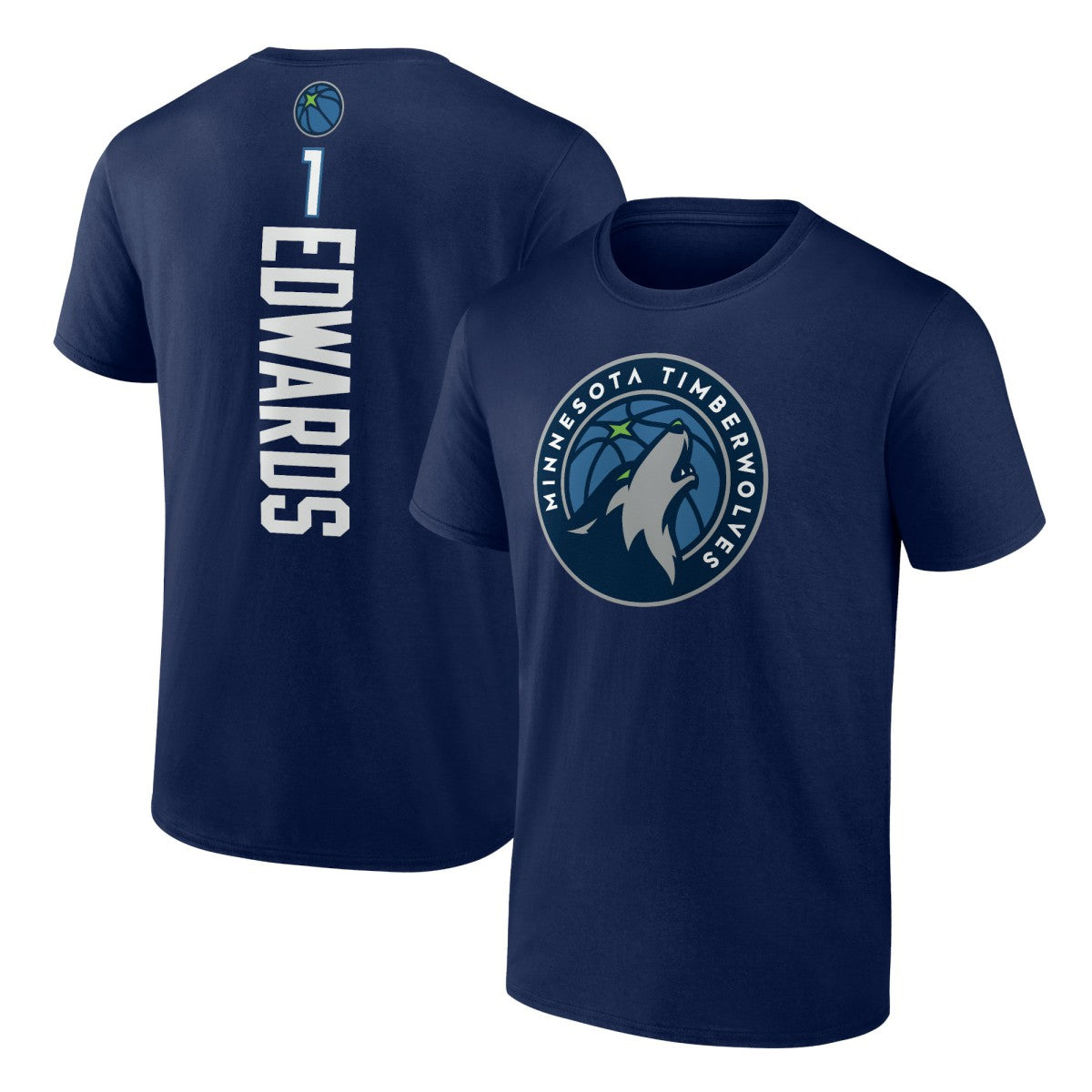 Anthony Edwards Minnesota Timberwolves Playmaker Team Name & Number T-Shirt Navy