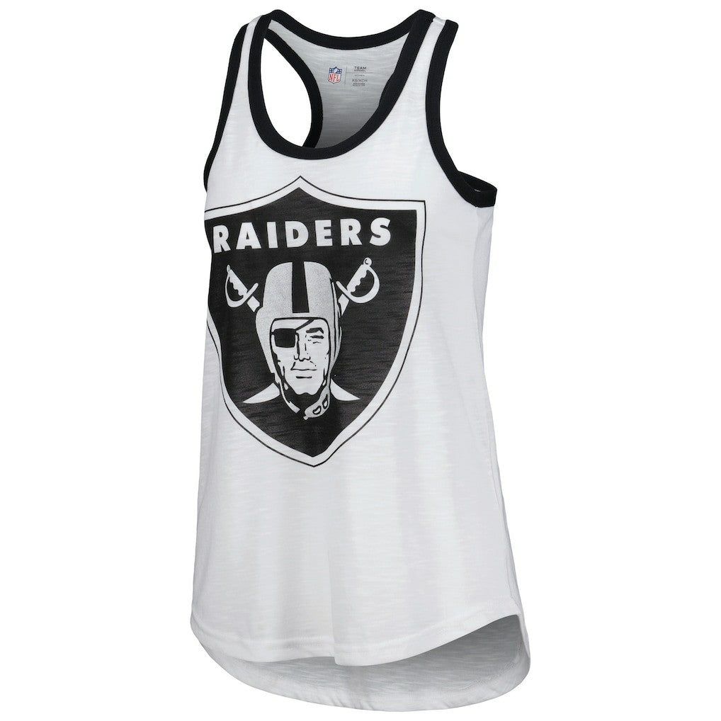 Las Vegas Raiders G-III 4Her by Carl Banks Women's Tater Tank Top White