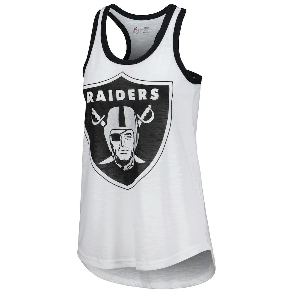 Las Vegas Raiders G-III 4Her by Carl Banks Women's Tater Tank Top White