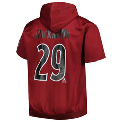 NHL Nathan MacKinnon Colorado Avalanche Fanatics Big & Tall Name & Number Pullover Hoodie - Burgundy