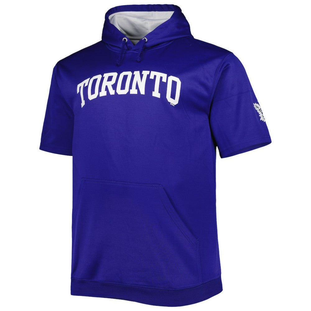 NHL Auston Matthews Toronto Maple Leafs Fanatics Big & Tall Name & Number Pullover Hoodie - Blue