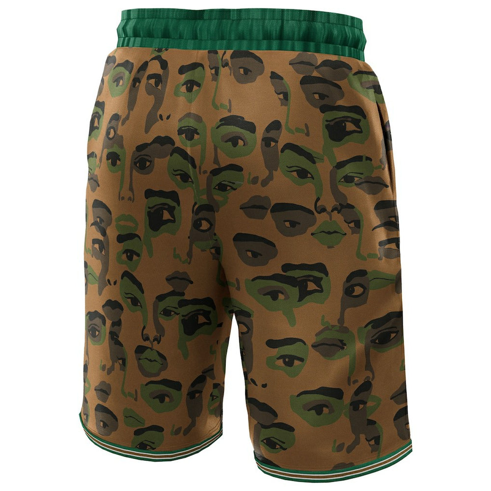 Boston Celtics NBA & KidSuper Studios Unisex Hometown Shorts Brown