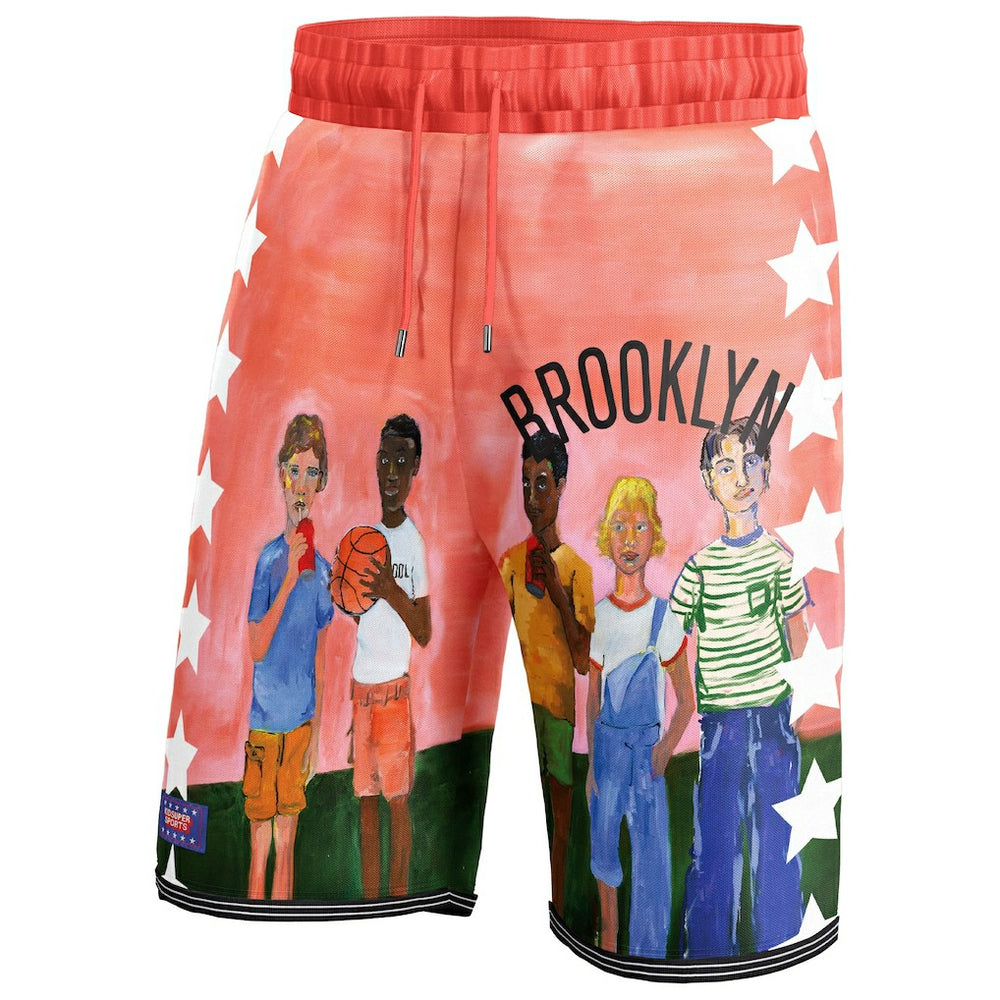 Brooklyn Nets NBA & KidSuper Studios Unisex Hometown Shorts Black