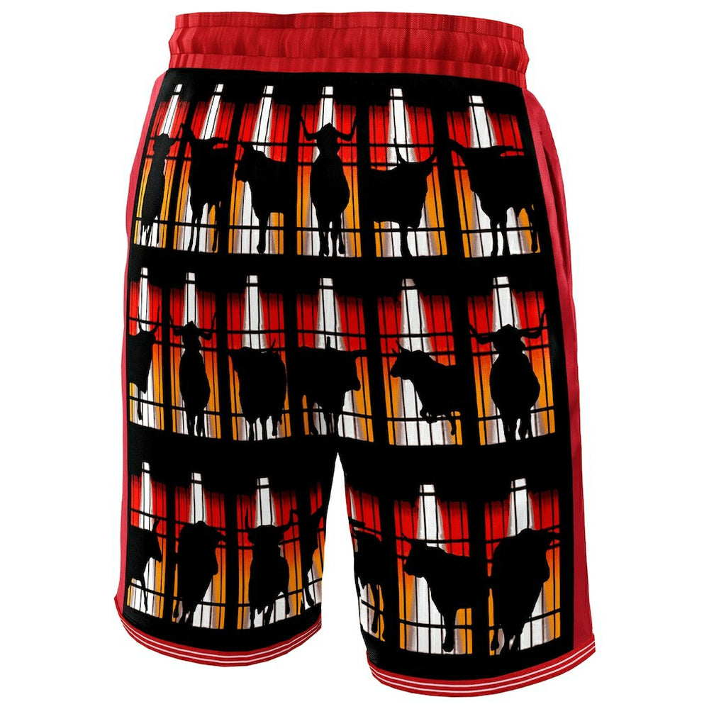 Chicago Bulls NBA & KidSuper Studios Unisex Hometown Shorts Red