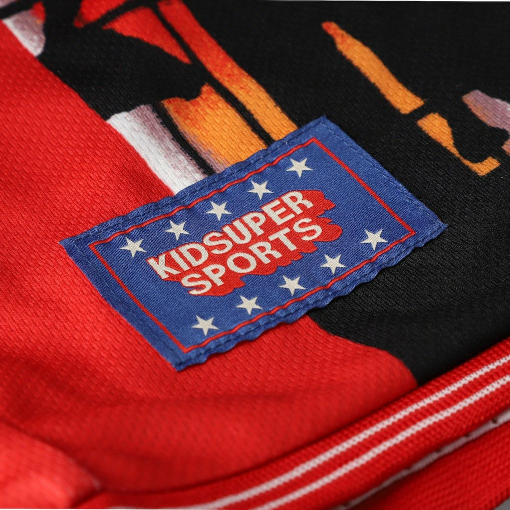Chicago Bulls NBA & KidSuper Studios Unisex Hometown Shorts Red
