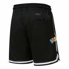 Brooklyn Nets Pro Standard Washed Neon Shorts Black