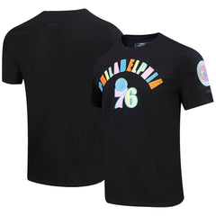 Philadelphia 76ers Pro Standard Washed Neon T-Shirt Black