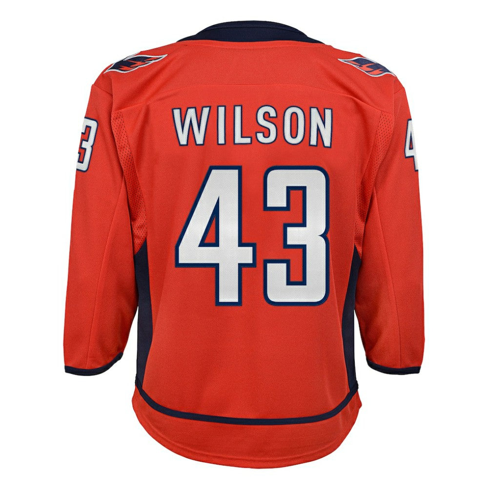 NHL Tom Wilson Washington Capitals Youth 2022/23 Premier Player Jersey - Red