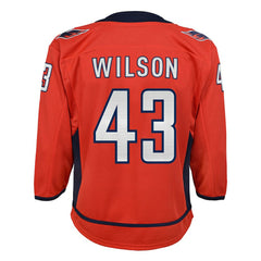 NHL Tom Wilson Washington Capitals Youth 2022/23 Premier Player Jersey - Red