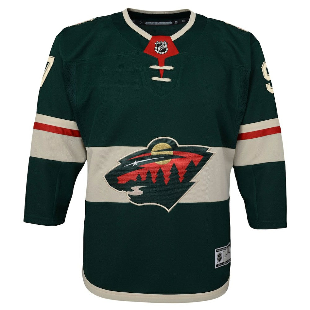 NHL Kirill Kaprizov Minnesota Wild Youth Home Premier Player Jersey - Green