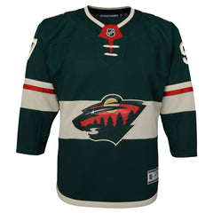 NHL Kirill Kaprizov Minnesota Wild Youth Home Premier Player Jersey - Green