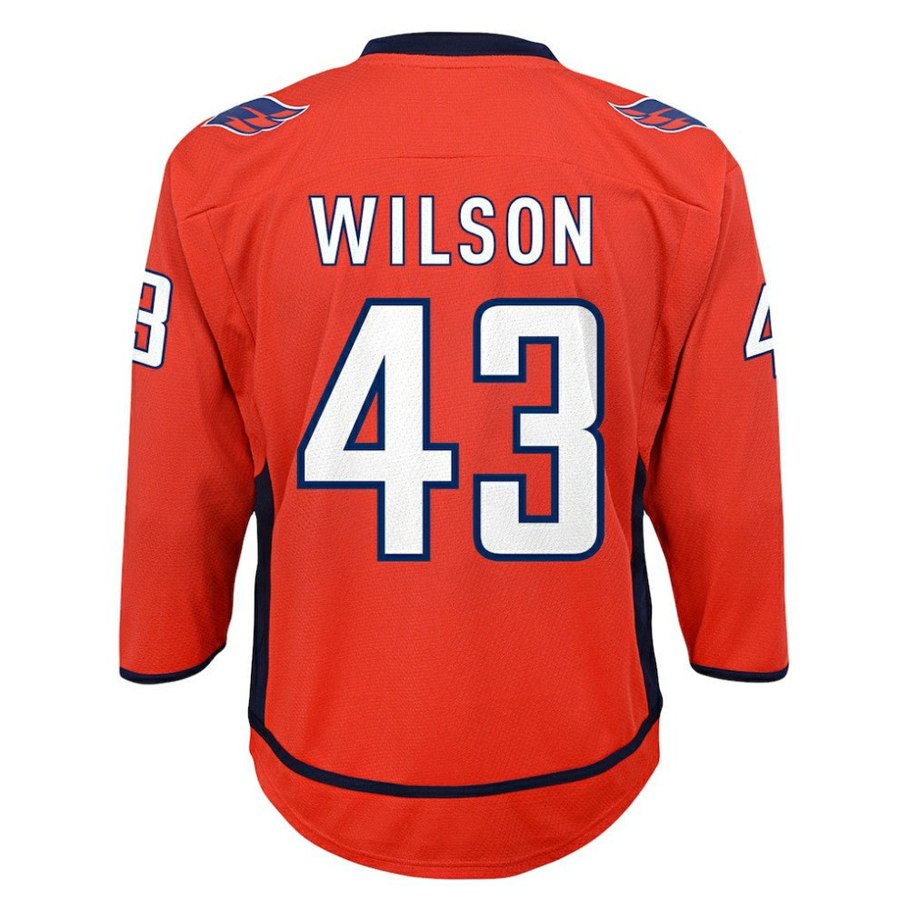 NHL Tom Wilson Washington Capitals Youth Home Replica Player Jersey - Red