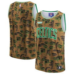 Boston Celtics NBA & KidSuper Studios Unisex Hometown Jersey Brown
