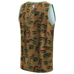 Boston Celtics NBA & KidSuper Studios Unisex Hometown Jersey Brown