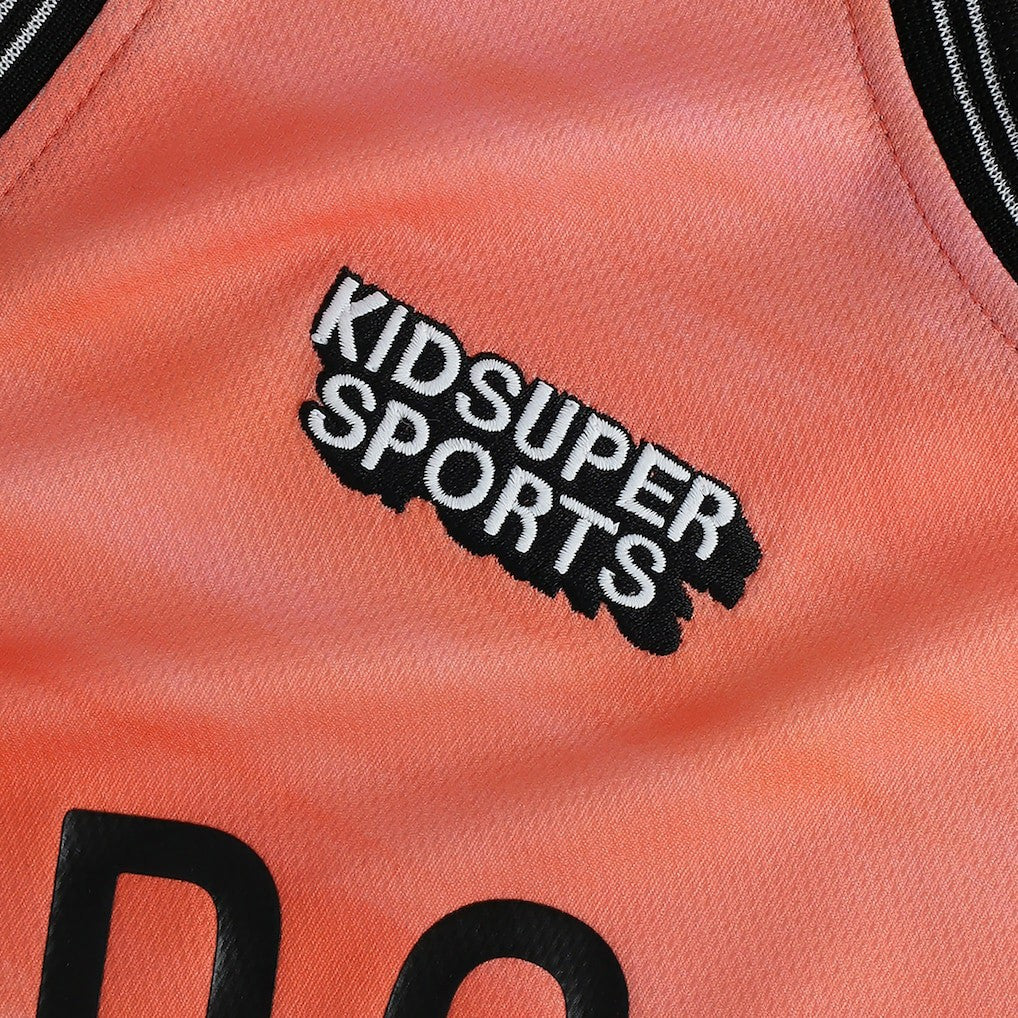 Brooklyn Nets NBA & KidSuper Studios Unisex Hometown Jersey Coral