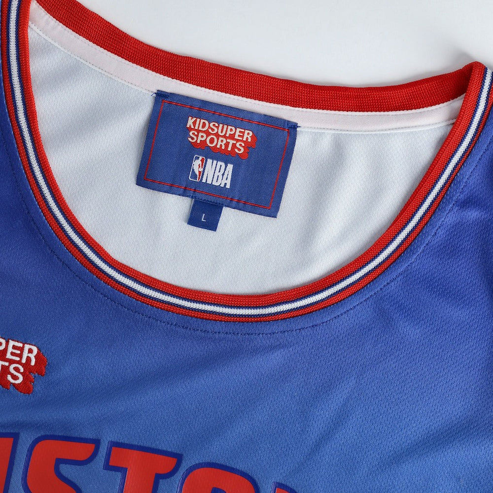 Detroit Pistons NBA & KidSuper Studios Unisex Hometown Jersey Red