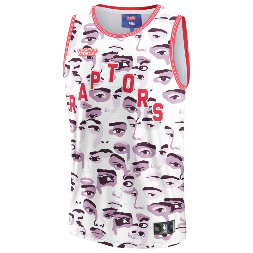 Toronto Raptors NBA & KidSuper Studios Unisex Hometown Jersey White