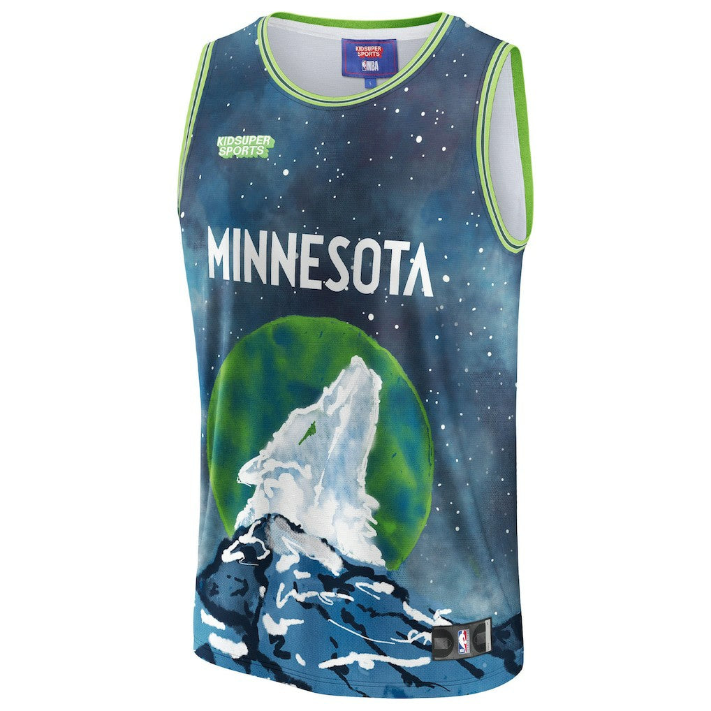 Minnesota Timberwolves NBA & KidSuper Studios Unisex Hometown Jersey Blue