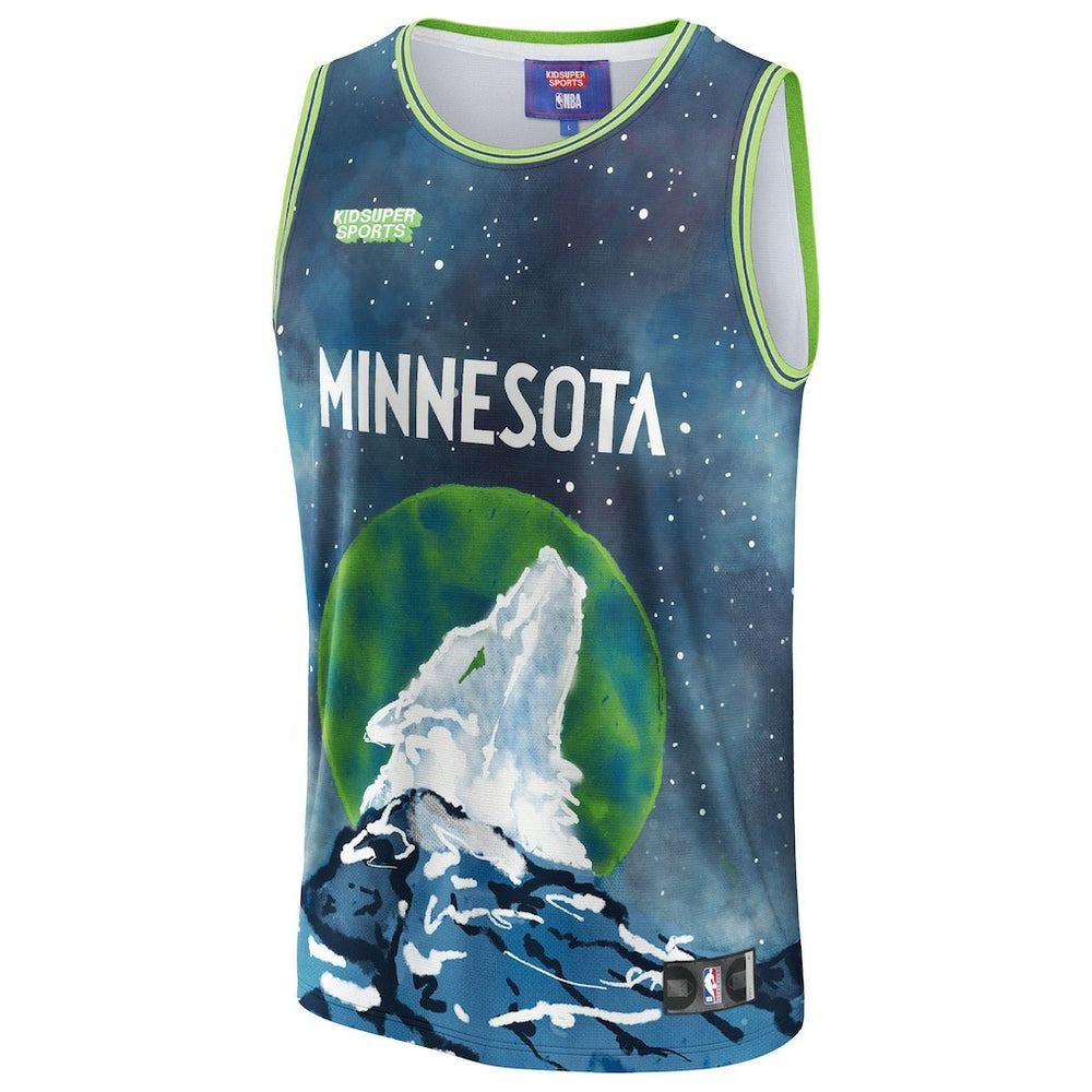 Minnesota Timberwolves NBA & KidSuper Studios Unisex Hometown Jersey Blue