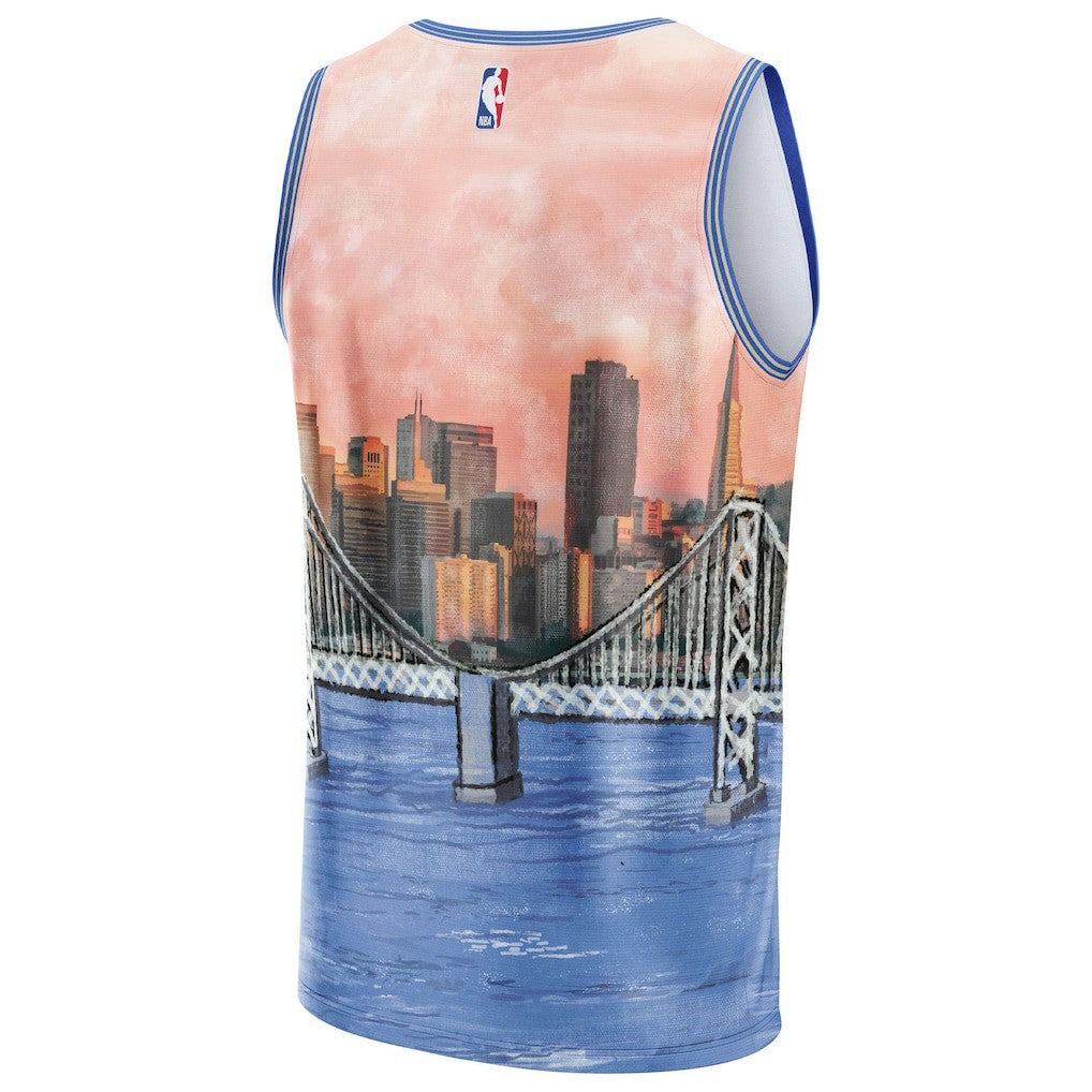 Golden State Warriors NBA & KidSuper Studios Unisex Hometown Jersey Blue