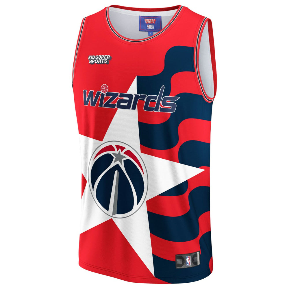 Washington Wizards NBA & KidSuper Studios Unisex Hometown Jersey Red