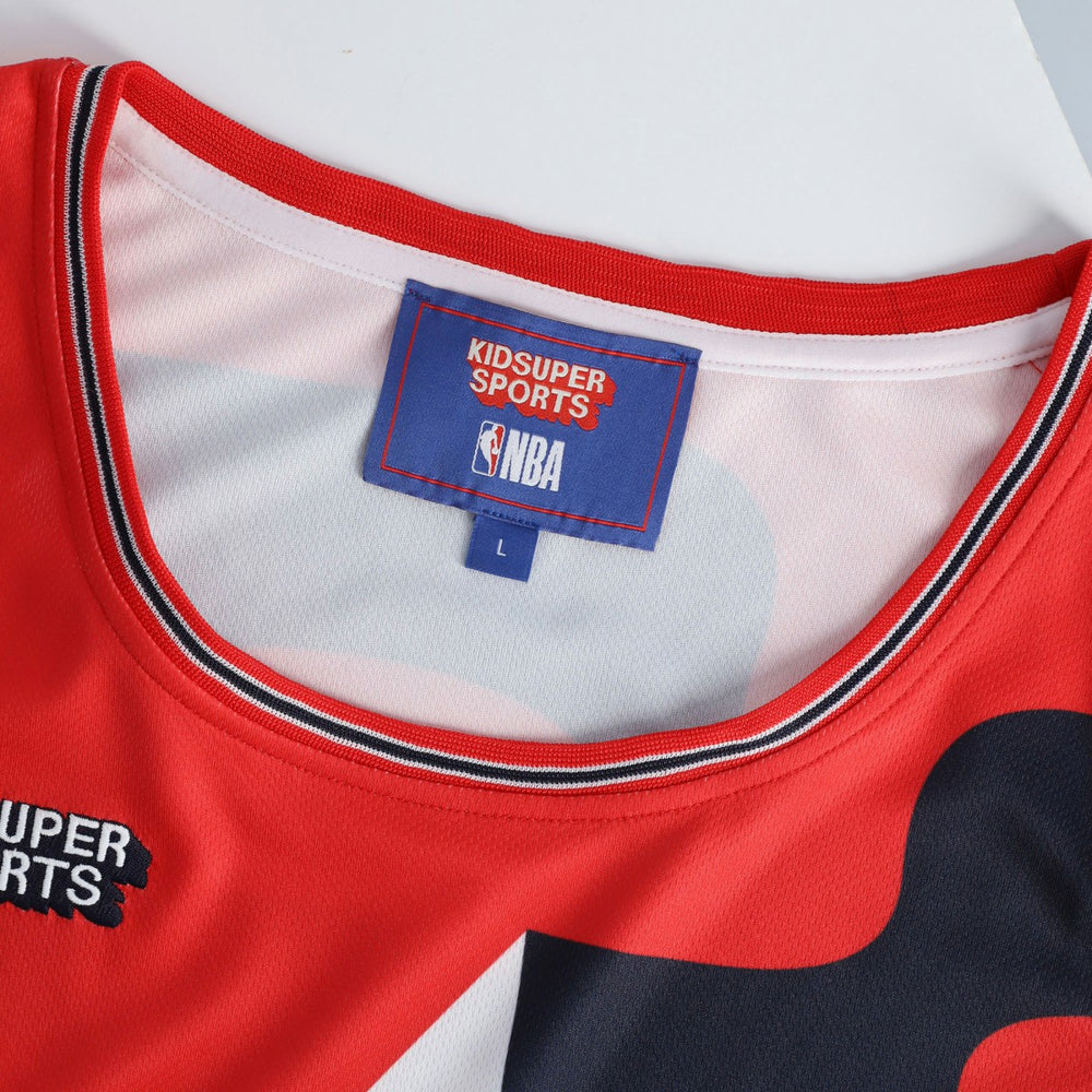 Washington Wizards NBA & KidSuper Studios Unisex Hometown Jersey Red