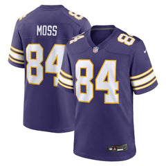 NFL Randy Moss Minnesota Vikings Classic Retired Player Game Jersey - Purple