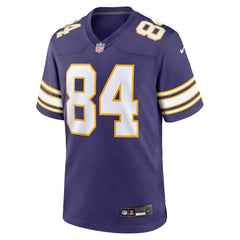 NFL Randy Moss Minnesota Vikings Classic Retired Player Game Jersey - Purple