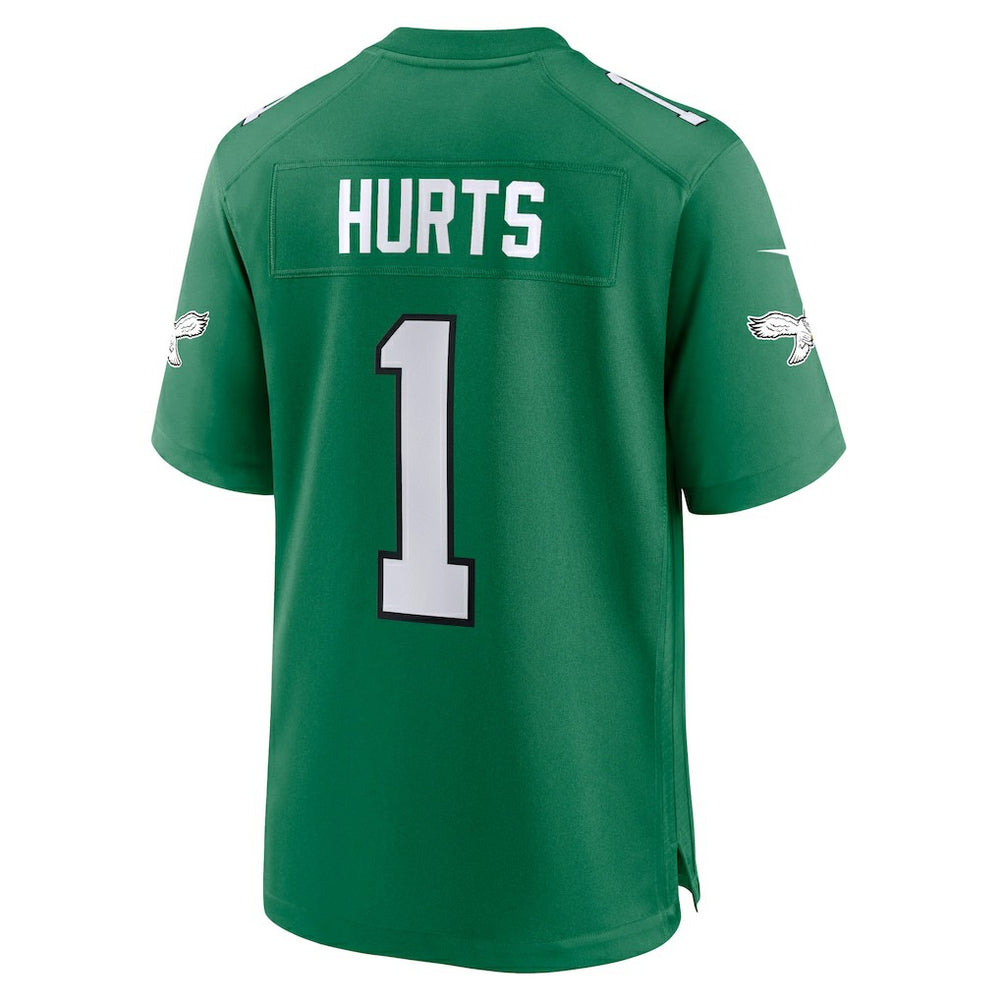Jalen Hurts Philadelphia Eagles Alternate Game Player Jersey Kelly Green
