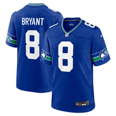 Coby Bryant Seattle Seahawks Throwback Player Game Jersey Royal