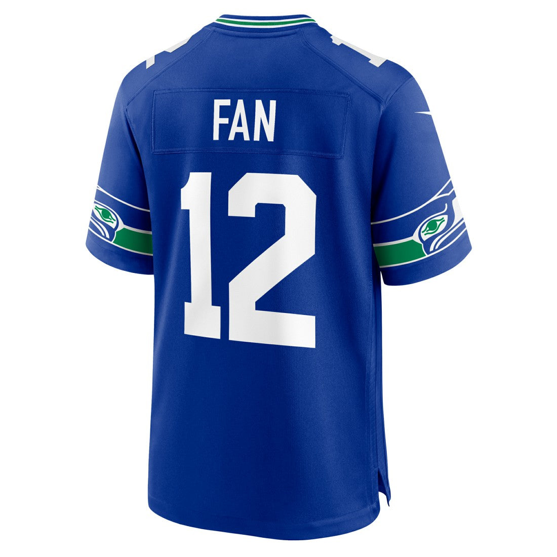 12s Seattle Seahawks Throwback Player Game Jersey Royal