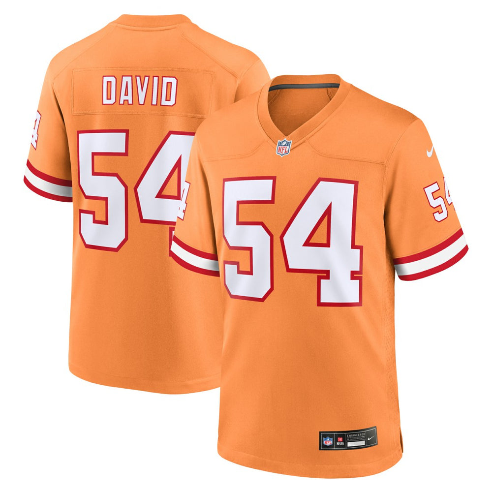 Lavonte David Tampa Bay Buccaneers Throwback Game Jersey Orange