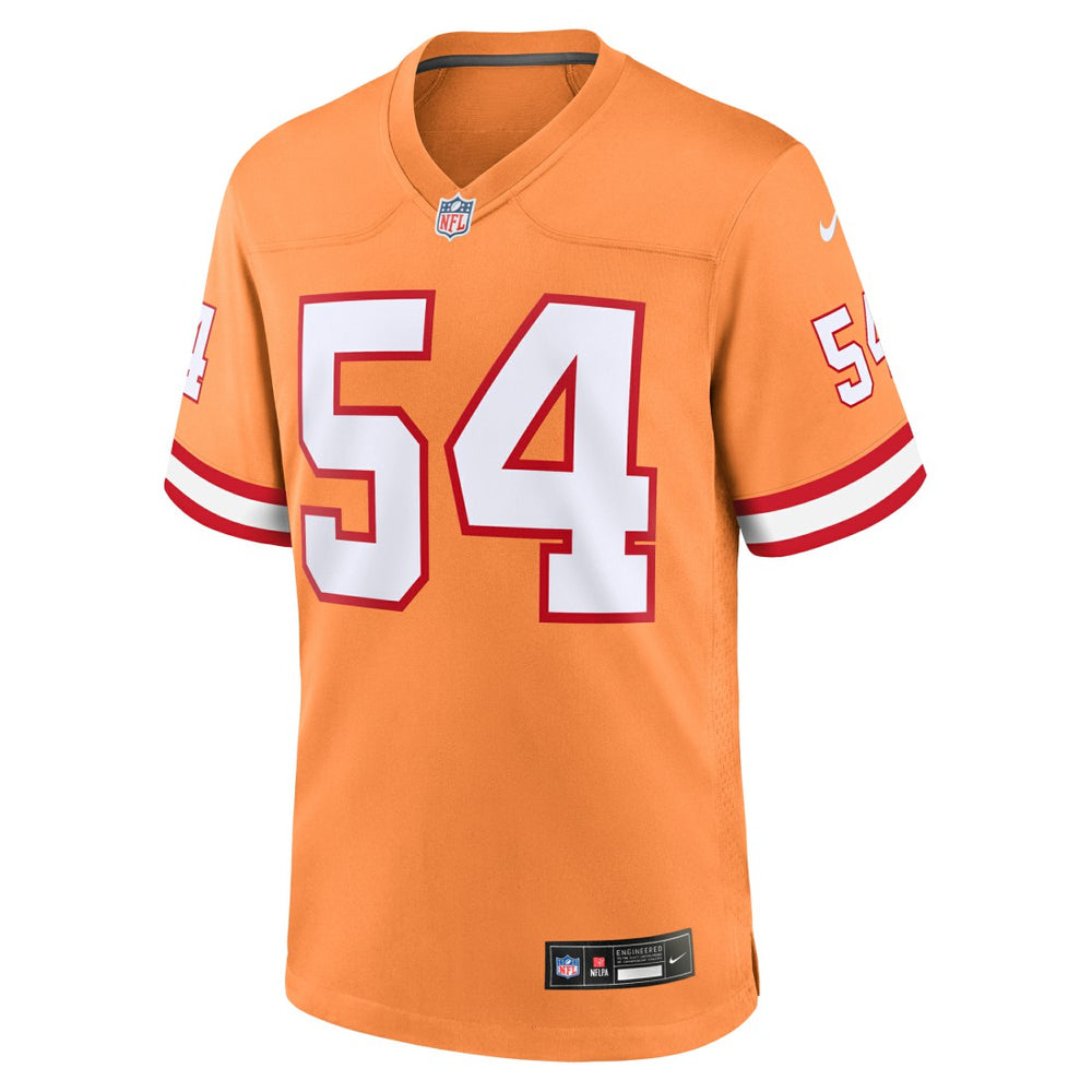 Lavonte David Tampa Bay Buccaneers Throwback Game Jersey Orange