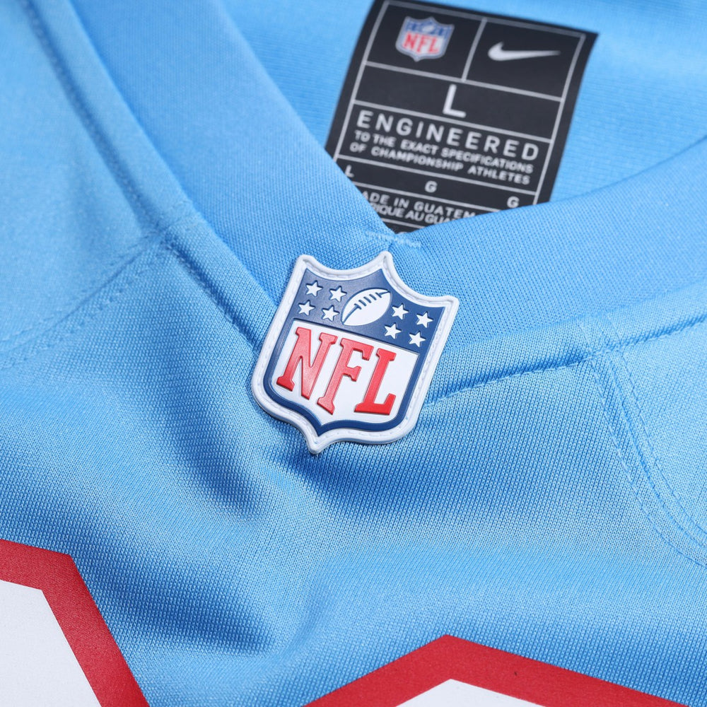 Jeffery Simmons Tennessee Titans Oilers Throwback Alternate Game Player Jersey Light Blue