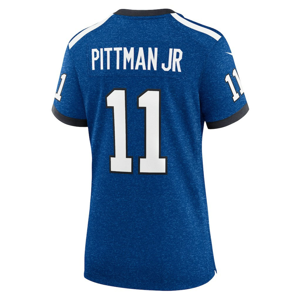 Michael Pittman Jr. Indianapolis Colts Women's Indiana Nights Alternate Game Jersey Royal