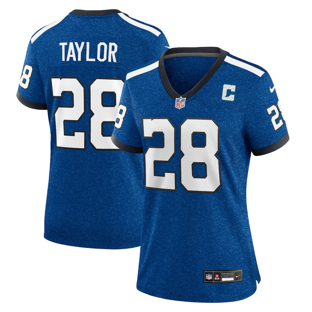 Jonathan Taylor Indianapolis Colts Women's Indiana Nights Alternate Game Jersey Royal