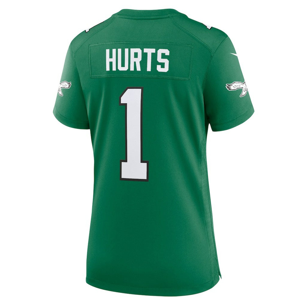 Jalen Hurts Philadelphia Eagles Women's Game Player Jersey Kelly Green