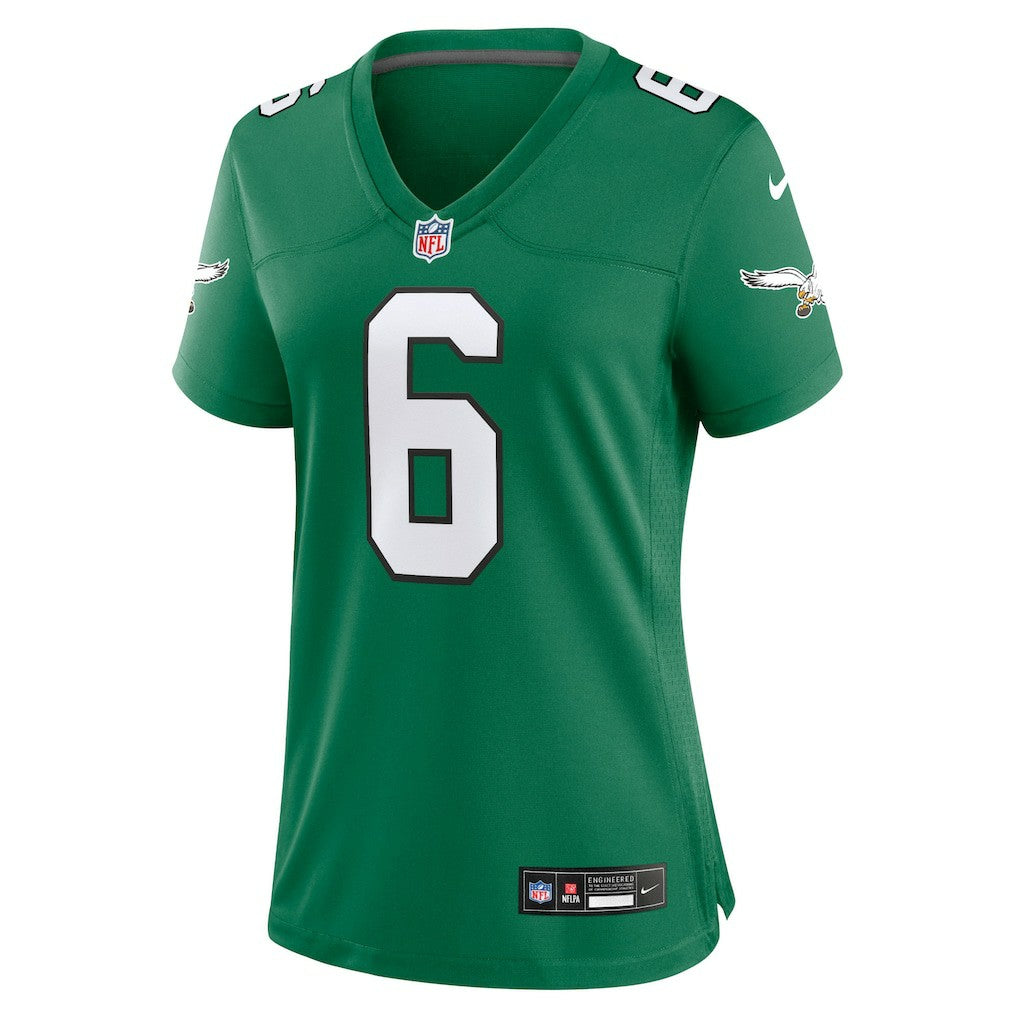 DeVonta Smith Philadelphia Eagles Women's Player Jersey Kelly Green